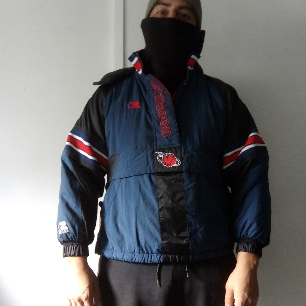 Rocawear Men's Black and Blue Jacket